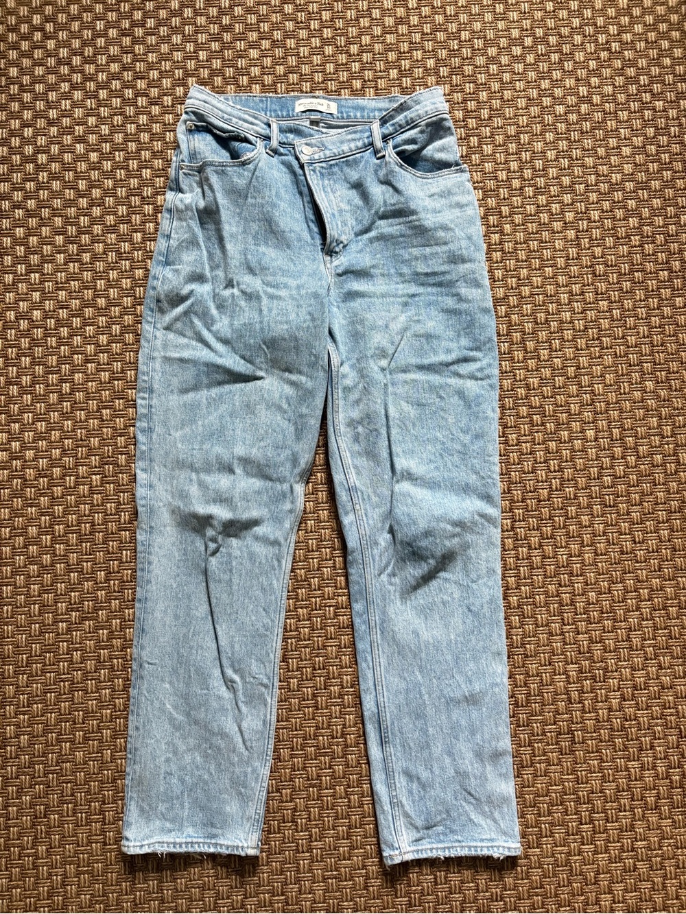 Abercrombie & Fitch Light Blue Straight Leg Jeans - Women